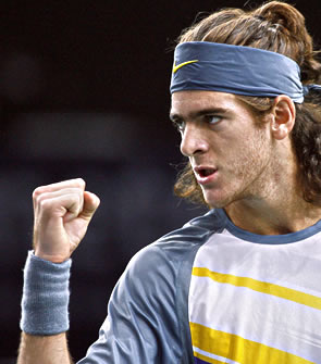 Del Potro es una aplanadora en el cemento